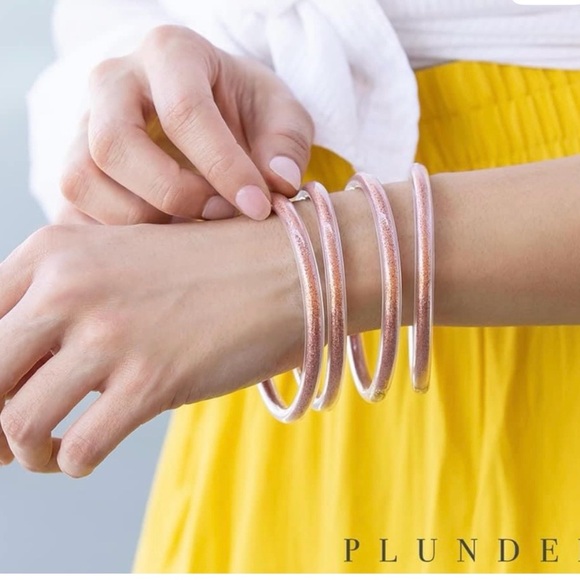 Plunder Rose Gold Bracelet Set of 4 - Picture 3 of 3